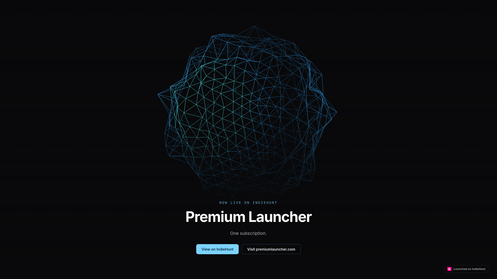 Launch Kit Matter Hero launch day graphic example for Premium Launcher