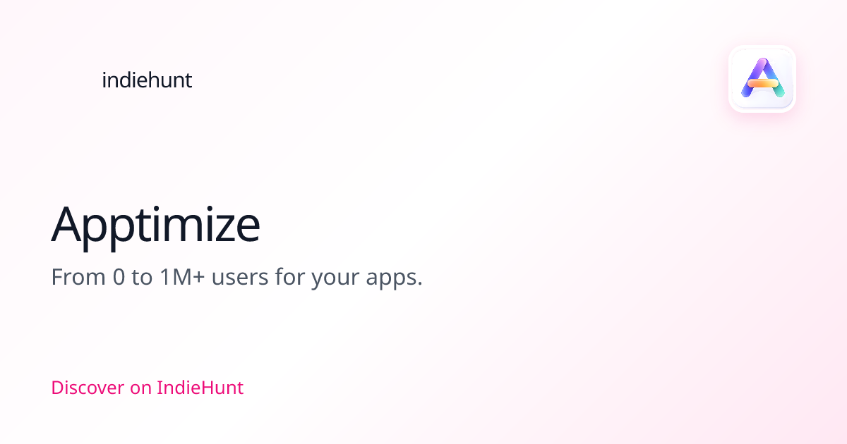 Apptimize — Platforms Tool | Pricing & Features | IndieHunt