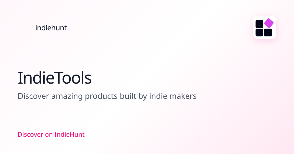IndieTools — Platforms Tool | Pricing & Features | IndieHunt